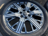 22" Toyota Tundra Sequoia OEM wheels rims 75282 Land Cruiser GX550 CAPSTONE Texas Truck Tire