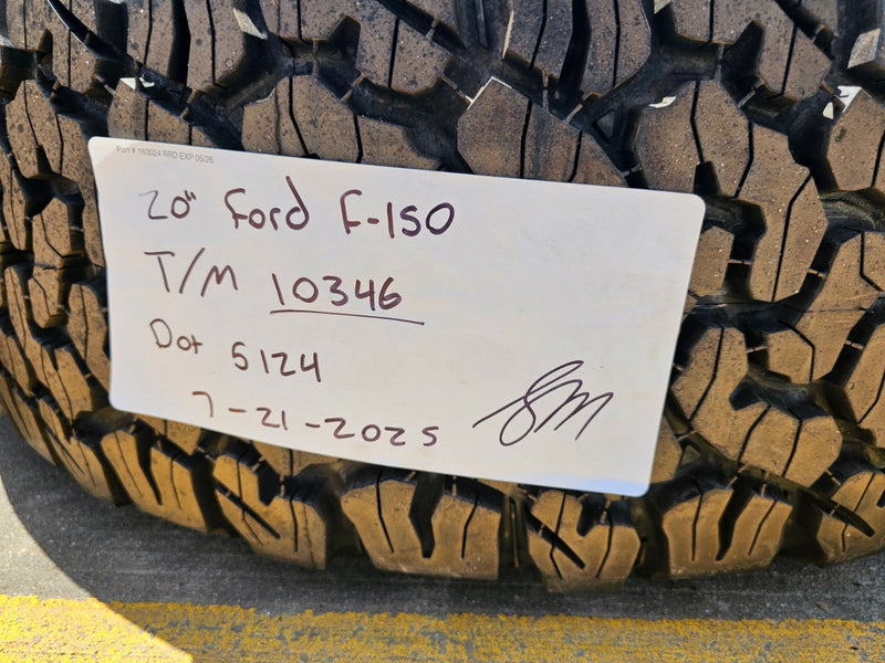 20" Ford F-150 KING RANCH OEM 10346 rims wheels Expedition 2025 2026 NEW Texas Truck Tire