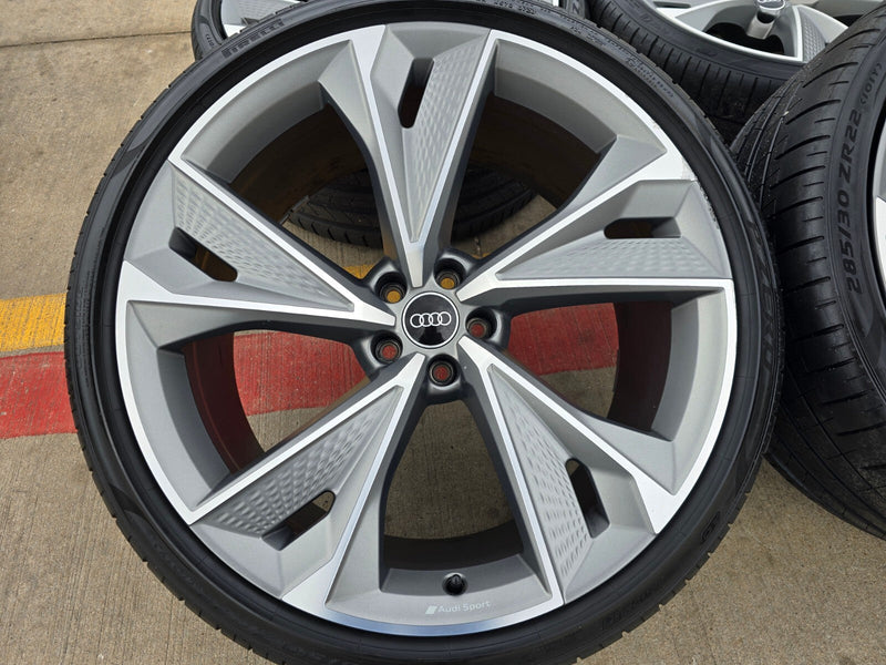 22" Audi RS7 OEM wheels rims A5 S5 RS5 S6 A6 RS6 S7 96748 DISCOUNTED Texas Truck Tire