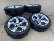 20" Dodge Charger Challenger Chrysler 300 OEM 2411 2424 wheels rims tires Texas Truck Tire