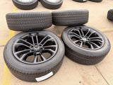 22" Jeep Grand Wagoneer OEM 9279 Obsidian rims wheels RAM 1500 2023 2024 2025 Texas Truck Tire