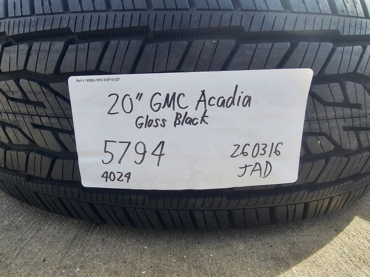 22" GMC Acadia OEM wheels rims Blazer Traverse Buick Enclave XT6 2025 2026 NEW Texas Truck Tire