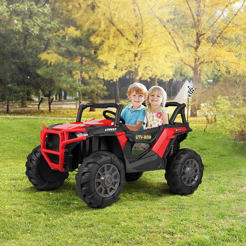 12V Battery-Powered Kids Ride-On Toy SUV Buggy Car with 3 Speed Settings - Red (For Parts)