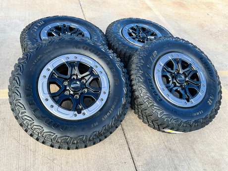 17" Ford Ranger Raptor Beadlock wheels rims Bronco 2024 2025 2026 NEW Texas Truck Tire