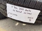 17" Dodge Ram 3500 Dually Laramie 8x200 wheels rims 2701 2702 OEM NEXEN NEW Texas Truck Tire