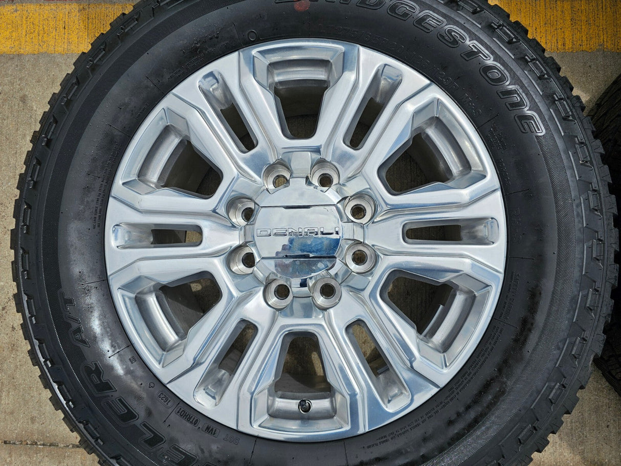 20" GMC Sierra Denali 2500 3500 OEM 5957 wheels rims tires 2022 2023 2024 2025 Texas Truck Tire