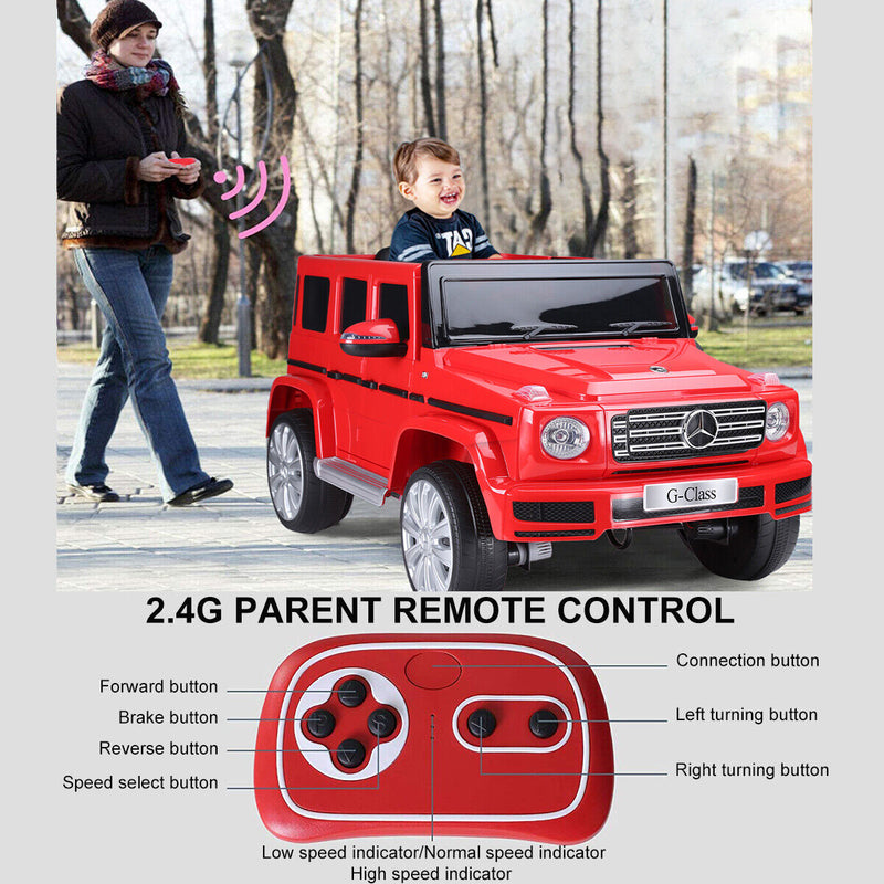 Kimbosmart 12V Children's Electric Ride-On Vehicle Powered by Battery with Remote Control