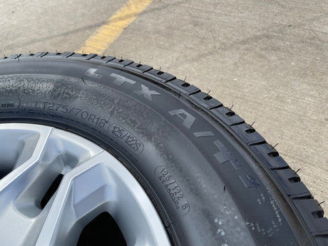 18" Chevy Silverado 2500 3500 OEM 5959 wheels rims MICHELIN LTX A/T2 NEW Texas Truck Tire