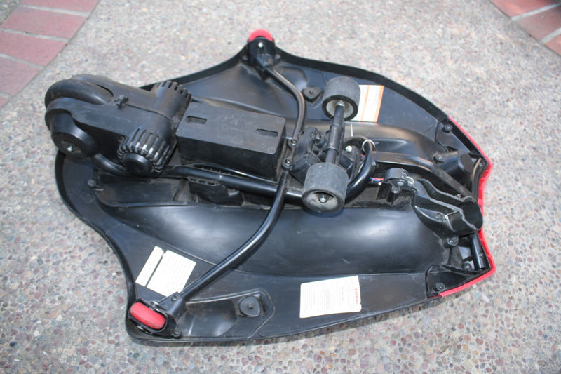 12-Volt Rechargeable Red Electric Ride-On Toy Car Without Charger