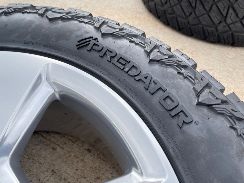 20" Chevy Silverado 1500 Tahoe Suburban OEM wheel rim 5652 tire spare Texas Truck Tire
