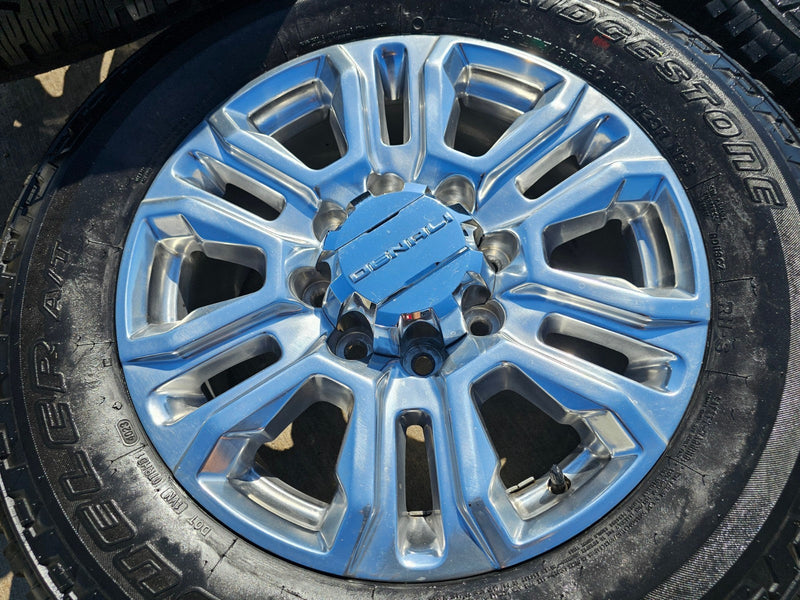 20" GMC Sierra Denali 2500 3500 OEM 5957 wheels rims tires 2023 2024 2025 2026 Texas Truck Tire