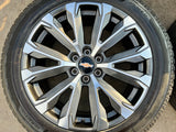 22" Chevy Tahoe Silverado Suburban OEM wheels rims NEW MICHELIN 2025 2026 Texas Truck Tire