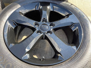 20" Jeep Grand Cherokee L OEM black wheels rims 9287 95199 tires Texas Truck Tire