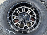 18" 18x9 Fuel Crush D561 Jeep Wrangler wheels rims 5x114.3 5x4.5 5x5 5x127 35" Texas Truck Tire