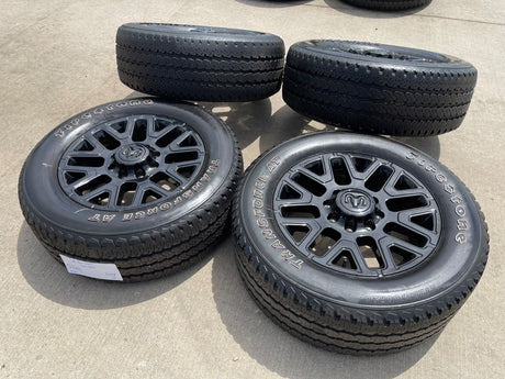 20" Dodge Ram 2500 3500 LARAMIE OEM 51649 wheels rims A/T2 2025 2026 Texas Truck Tire
