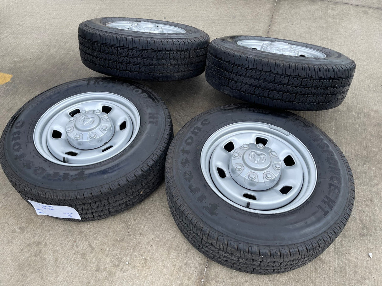 17" Ram 2500 3500 Laramie Power Wagon OEM 2497 wheels rims 2024 2025 2026 NEW Texas Truck Tire