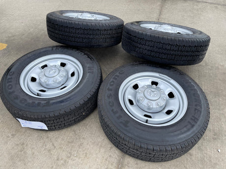 17" Ram 2500 3500 Laramie Power Wagon OEM 2497 wheels rims 2024 2025 2026 NEW Texas Truck Tire
