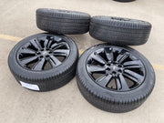 22" Lincoln Navigator OEM rims wheels Black Label 95384 10496 tires PIRELLI NEW Texas Truck Tire