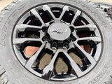 20" Chevy Silverado Trail Boss GMC AT4 2500 OEM 94030 wheels rims NIRTO 34" Texas Truck Tire