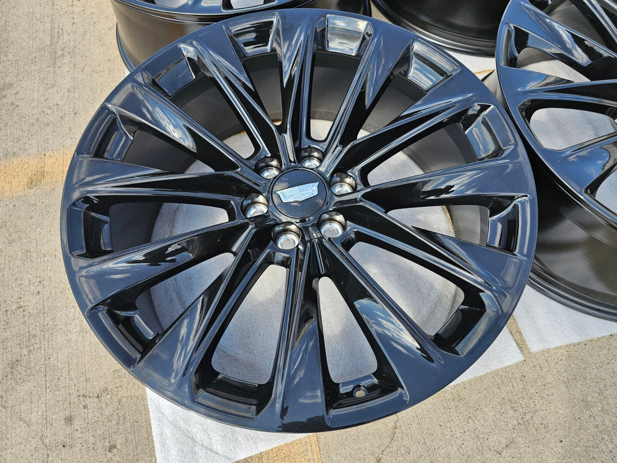 24" Cadillac Escalade V OEM ONYX wheels rims 2023 2024 2025 2026 2027 NEW Texas Truck Tire