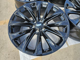 24" Cadillac Escalade V OEM ONYX wheels rims 2023 2024 2025 2026 2027 NEW Texas Truck Tire