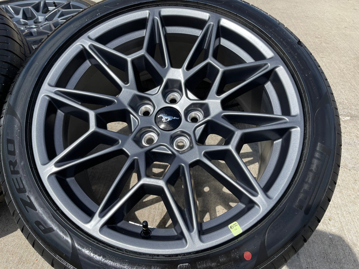 19" Ford Mustang GT Track Pack OEM 10600 10603 wheels rims 2025 2026 TPMS NEW Texas Truck Tire