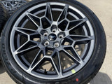 19" Ford Mustang GT Track Pack OEM 10600 10603 wheels rims 2025 2026 TPMS NEW Texas Truck Tire