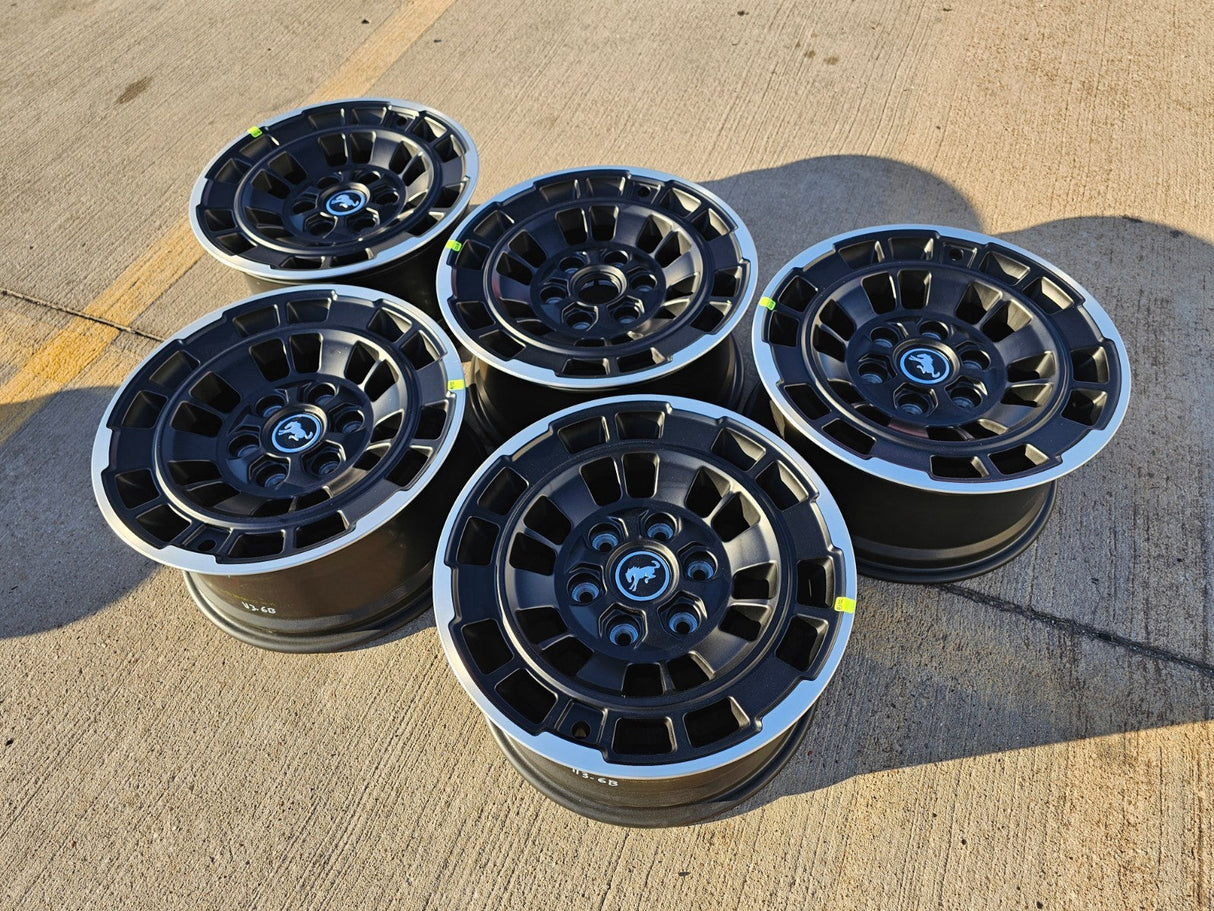 (5) 17" Ford Bronco wheels rims OEM 22025 Ranger 2023 2024 2025 2026 NEW Texas Truck Tire