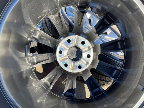 22" Chevy Silverado High Country OEM 5922 wheels rims Tahoe 2024 2025 2026 NEW Texas Truck Tire