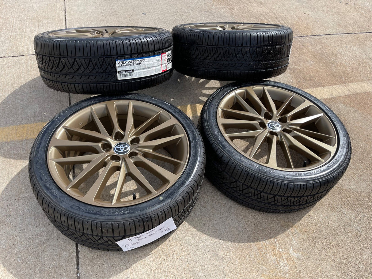 19" Toyota Camry OEM wheels rims 75222 tires Avalon Lexus BRONZE NEW Texas Truck Tire