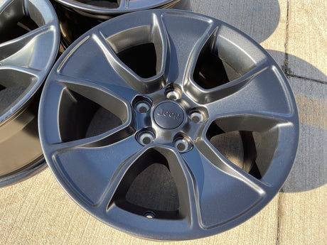 (5) 17" Jeep Wrangler Rubicon OEM 96226 wheels rims Gladiator NEW Texas Truck Tire