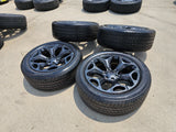 22" Dodge Ram 1500 OEM Laramie wheels LIMITED Gray 2685 2727 tires NEW Texas Truck Tire