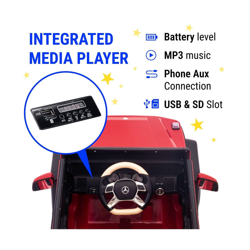 2022 Mercedes Maybach G650 Ride On Kids Toy Car 12V AMG Upgraded Version with Remote Control and Realistic Features