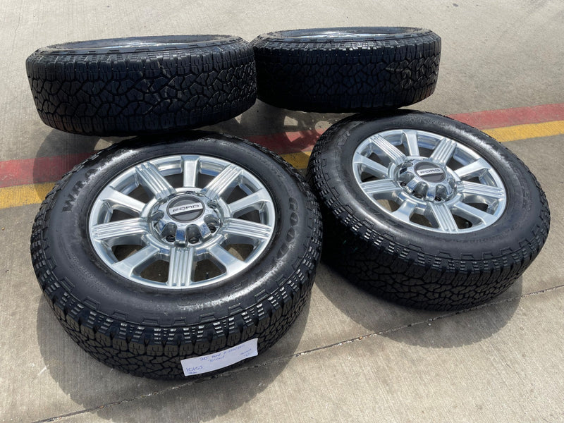 20" Ford F-250 F-350 Platinum OEM 10153 rims wheels 2020 2022 2024 2025 2026 Texas Truck Tire