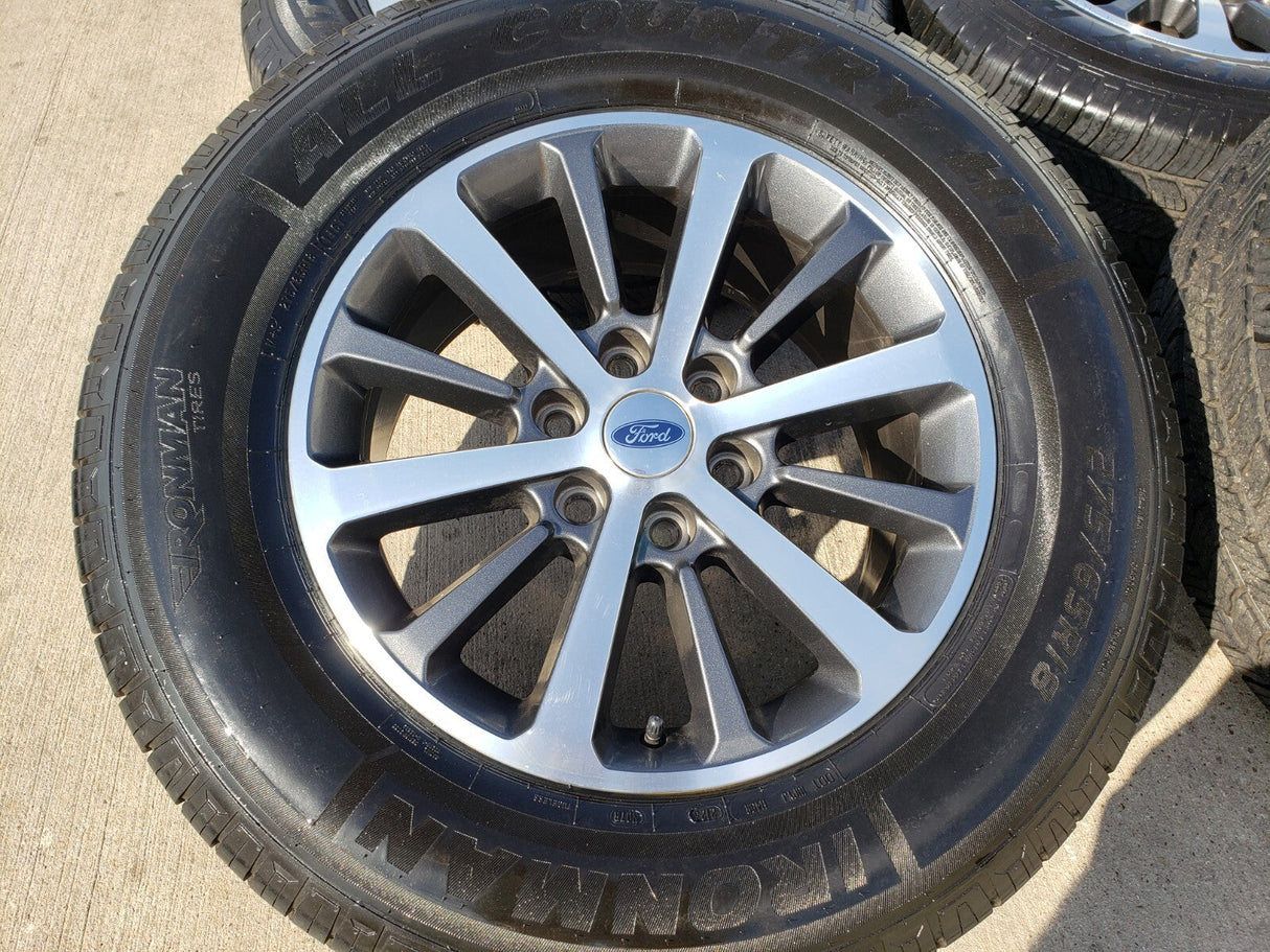 18" Ford F-150 Expedition 10142 OEM rims wheels tires IRONMAN Texas Truck Tire