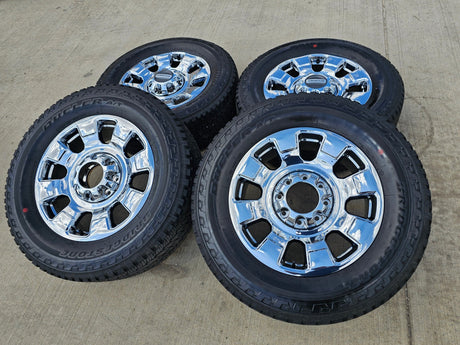 20" Ford F-250 F-350 OEM LARIAT LIMITED 10295 25085 10552 wheels rims CHROME Texas Truck Tire