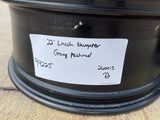 22" Lincoln Navigator OEM 94225 rims wheels BLACK LABEL 2024 2025 2026 2027 Texas Truck Tire
