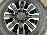 20" GMC Sierra AT4X 2500 3500 OEM wheels rims 5958 14138 Chevy Silverado FALKEN Texas Truck Tire