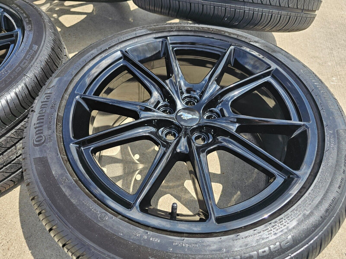 19" Ford Mustang Stealth GT OEM wheels rims 95759 tires 2022 2023 2024 2025 NEW Texas Truck Tire