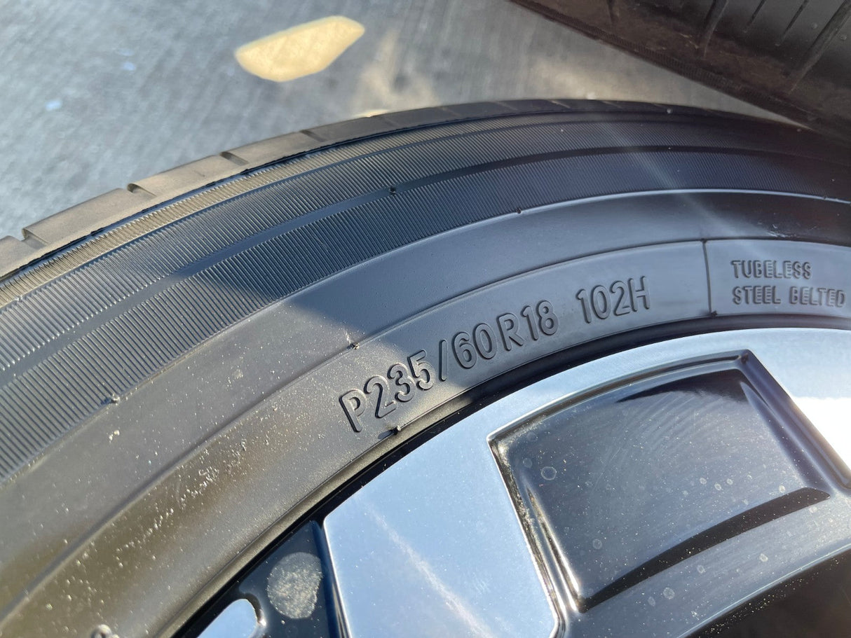 18" Hyundai Santa Fe Cruz OEM wheels rims 52910 Black 2024 2025 2026 TOYO NEW Texas Truck Tire