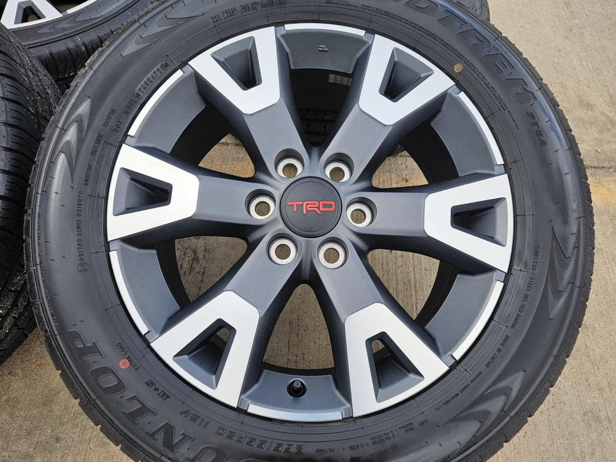 20" Toyota 4Runner TRD OEM 94198 wheels rims Tundra Sequoia 2025 2026 DUNLOP NEW Texas Truck Tire