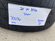 20" VW Atlas OEM wheel rim tire 70076 Audi Q7 Q8 2020 2021 2022 2023 2024 2025 Texas Truck Tire