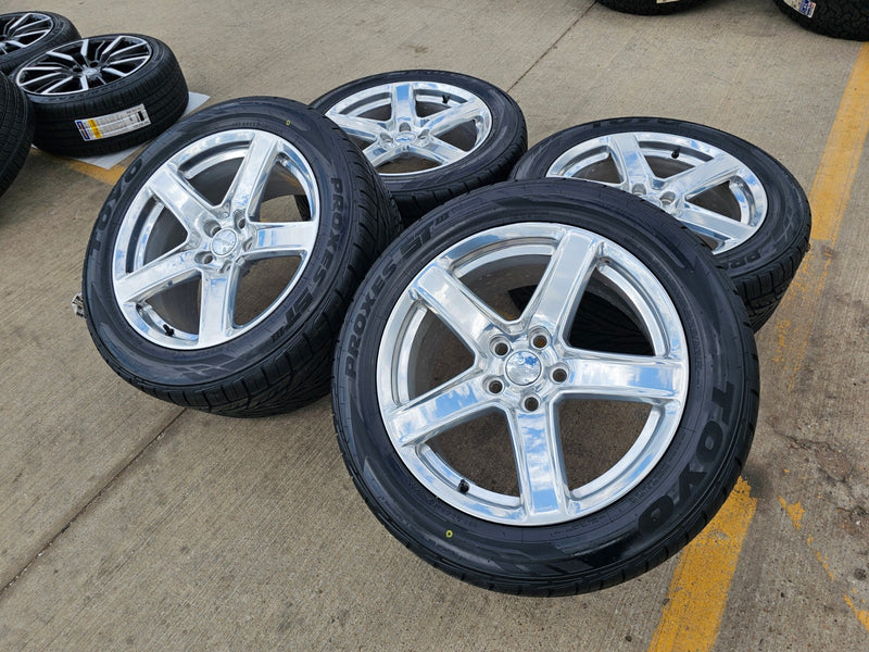 20" Jeep Grand Cherokee SRT Trackhawk OEM 9172 wheels rims tires NEW Texas Truck Tire