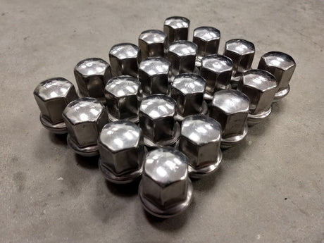 (20) OEM Dodge RAM 1500 Charger Challenger SRT lug nuts polished OE 14x1.5 Texas Truck Tire