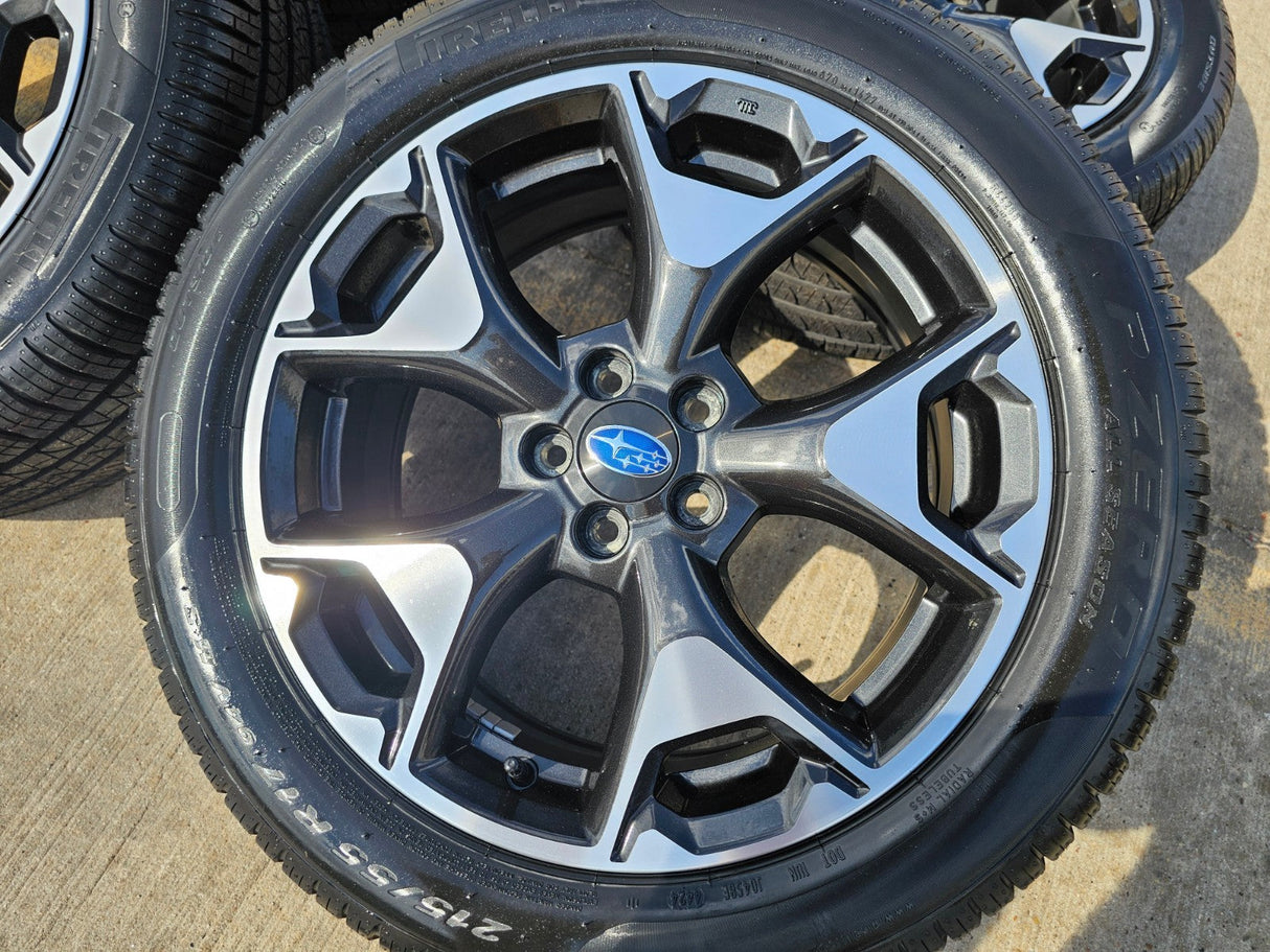 17" Subaru XV Crosstrek OEM 68855 wheels rims tires 2022 2023 2024 2025 2026 NEW Texas Truck Tire