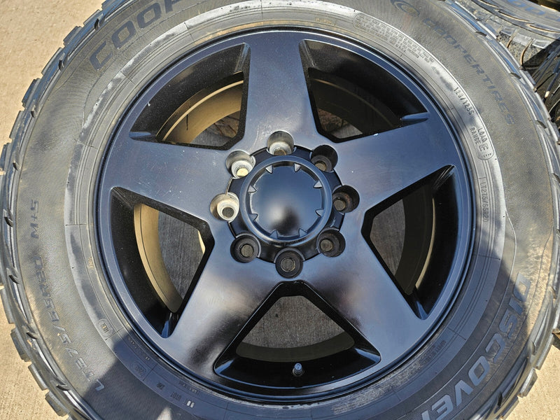 20" Chevy Silverado GMC Sierra 2500 3500 OEM replica 5503 rims wheels 8x180 Texas Truck Tire
