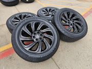 22" Lincoln Navigator OEM rims wheels 10497 Black Label MICHELIN NEW Texas Truck Tire