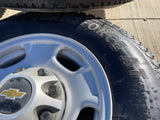 17" Chevy Silverado GMC Sierra 2500 OEM 8095 wheels rims FIRESTONE A/T Texas Truck Tire