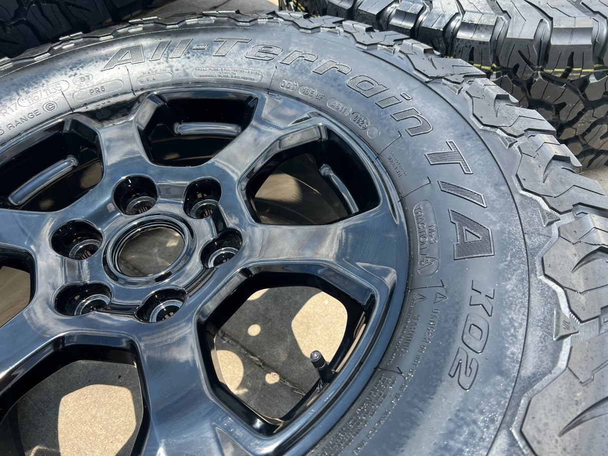 17" Ford Bronco SASQUACH wheels rims 10384 OEM Ranger 2024 2025 2026 NEW Texas Truck Tire