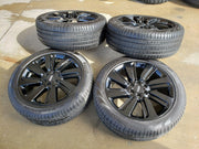 22" Lincoln Navigator OEM rims wheels Black Label 95384 10496 tires NEW Texas Truck Tire